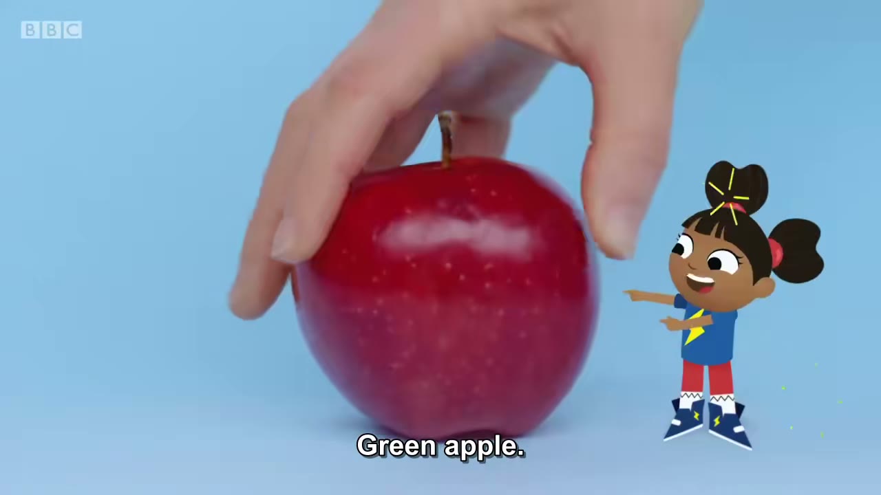 截图：Red apple.