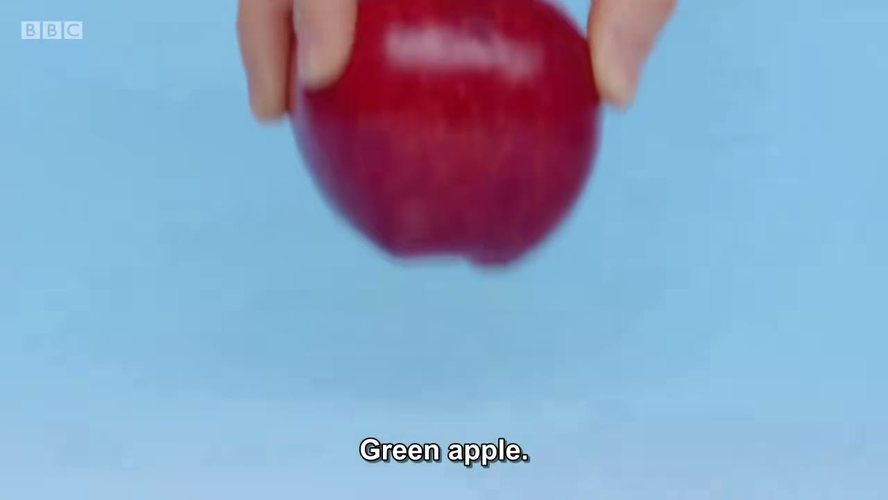 截图：Red apple.