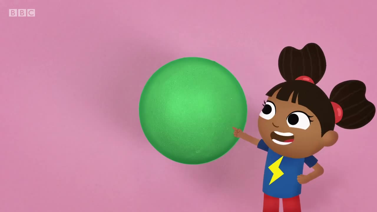 截图：Green ball!