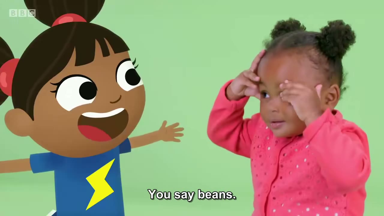 截图：You say beans.
