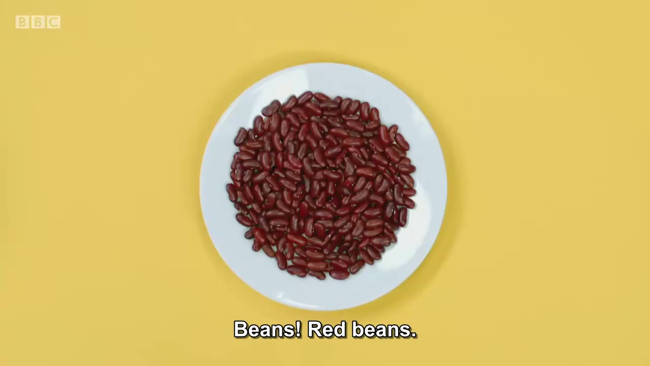 截图：Beans! Red beans.