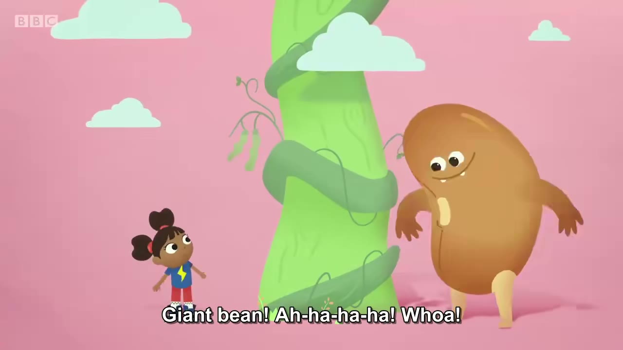 截图：- Giant bean! Ah-ha-ha-ha!
- W