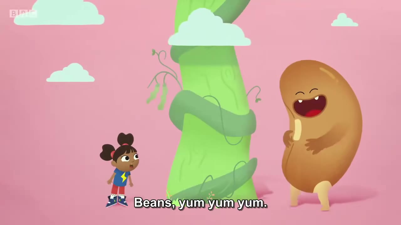 截图：Beans, yum yum yum.