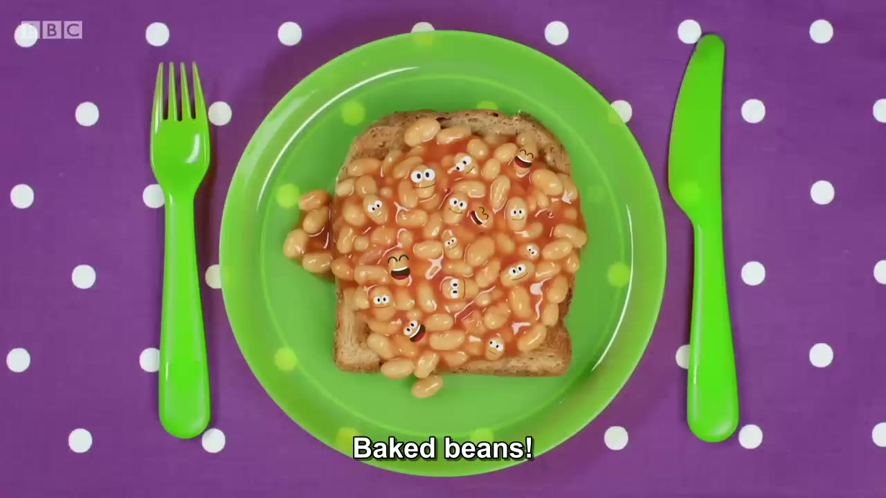 截图：Baked beans!