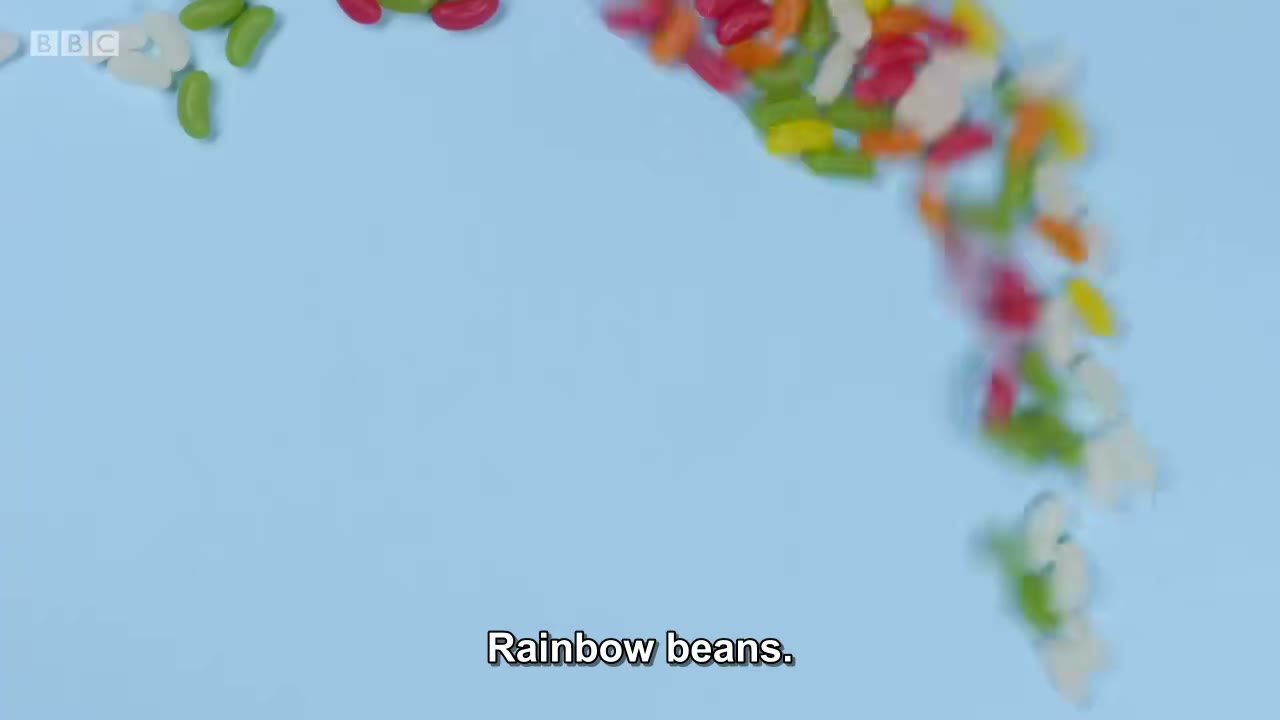 截图：Rainbow beans.