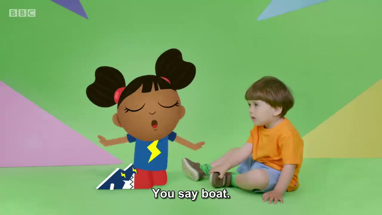 截图：You say boat.