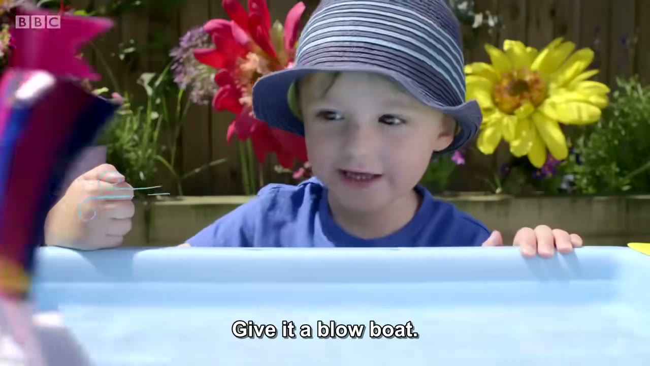 截图：Give it a blow boat.