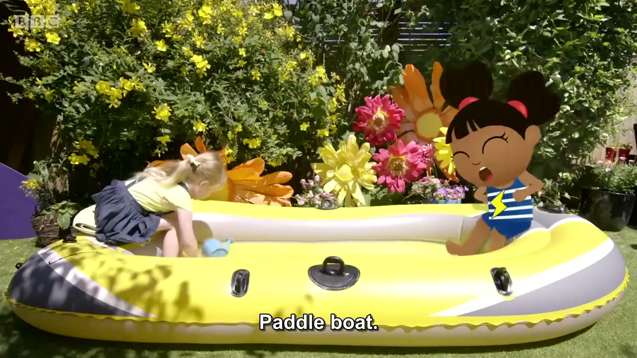 截图：Paddle boat.