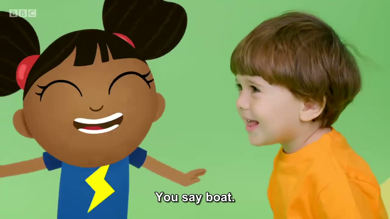 截图：You say boat.