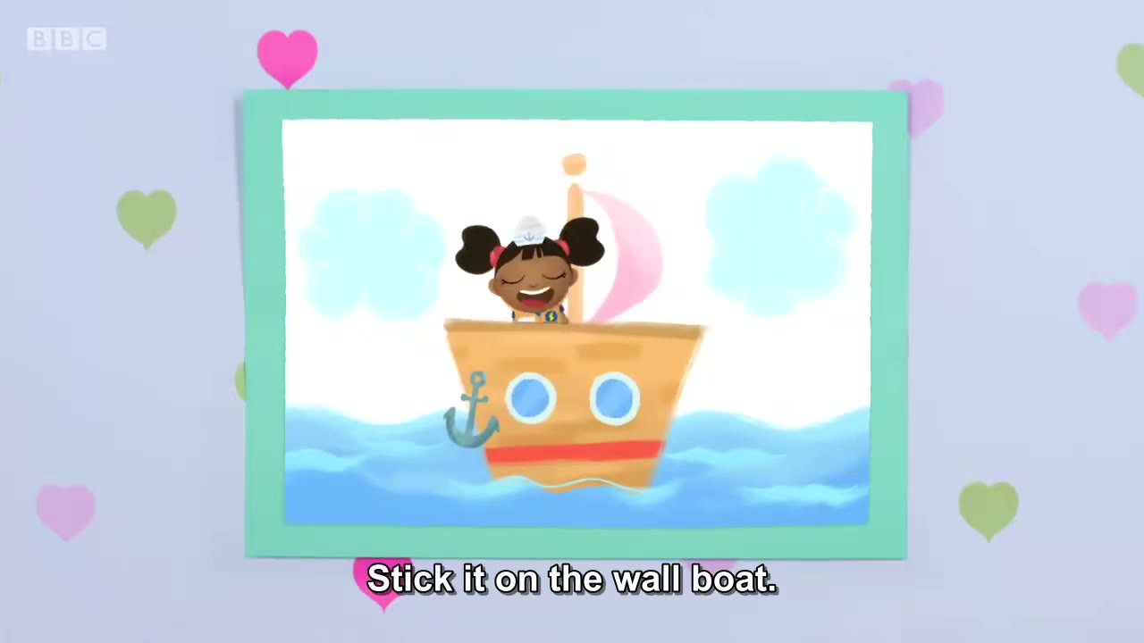 截图：Stick it on the wall boat.