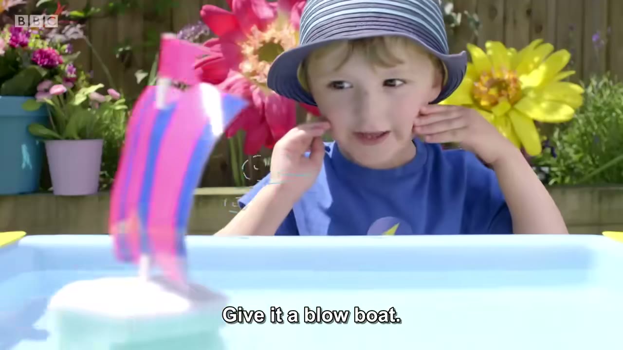 截图：Give it a blow boat.