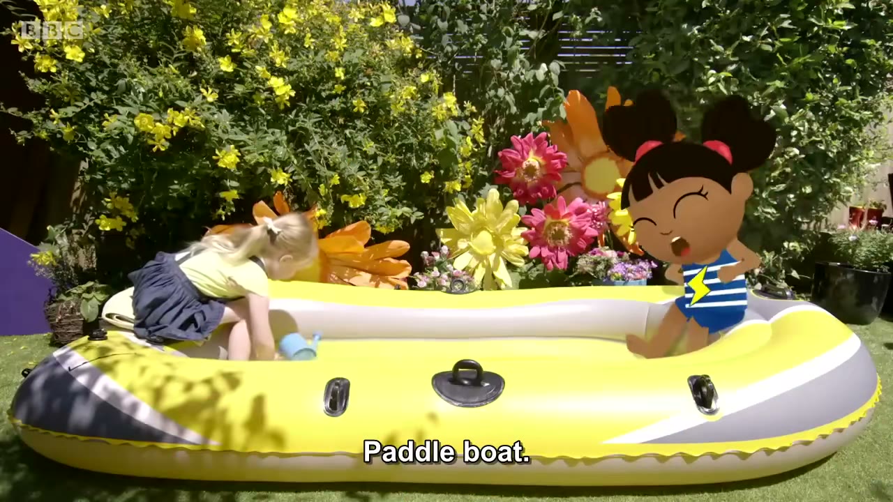 截图：Paddle boat.