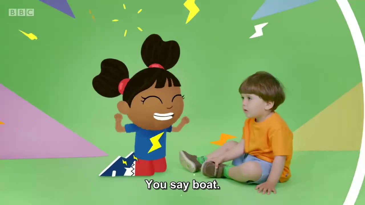 截图：You say boat.