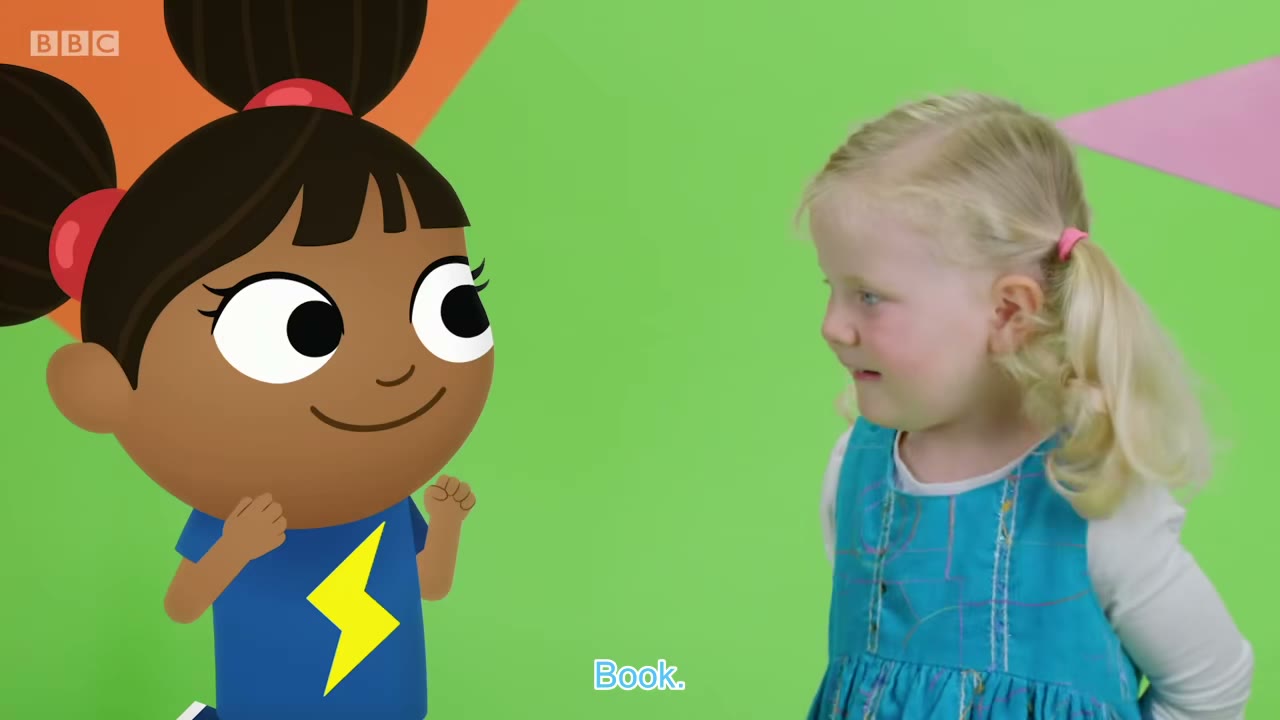 You say "book".