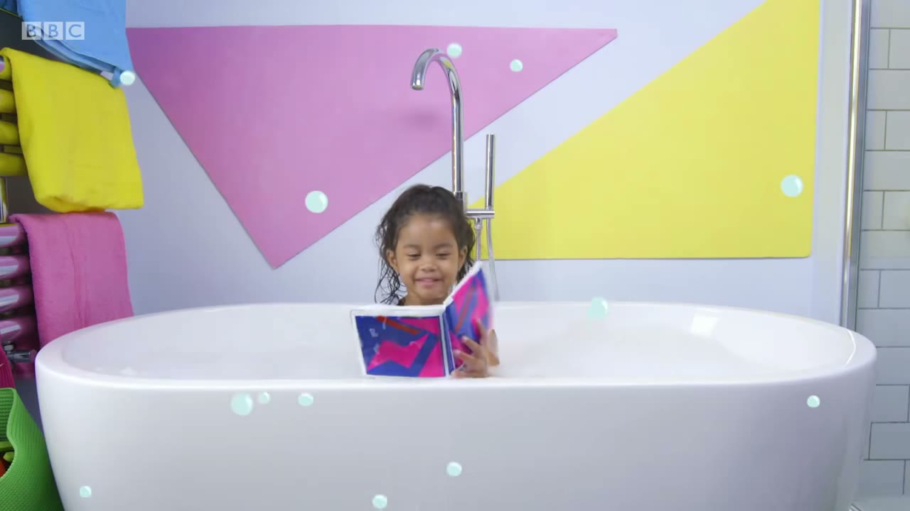 Bath-time book.
