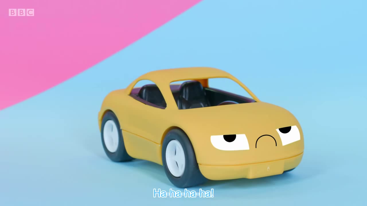 截图：Grumpy car!