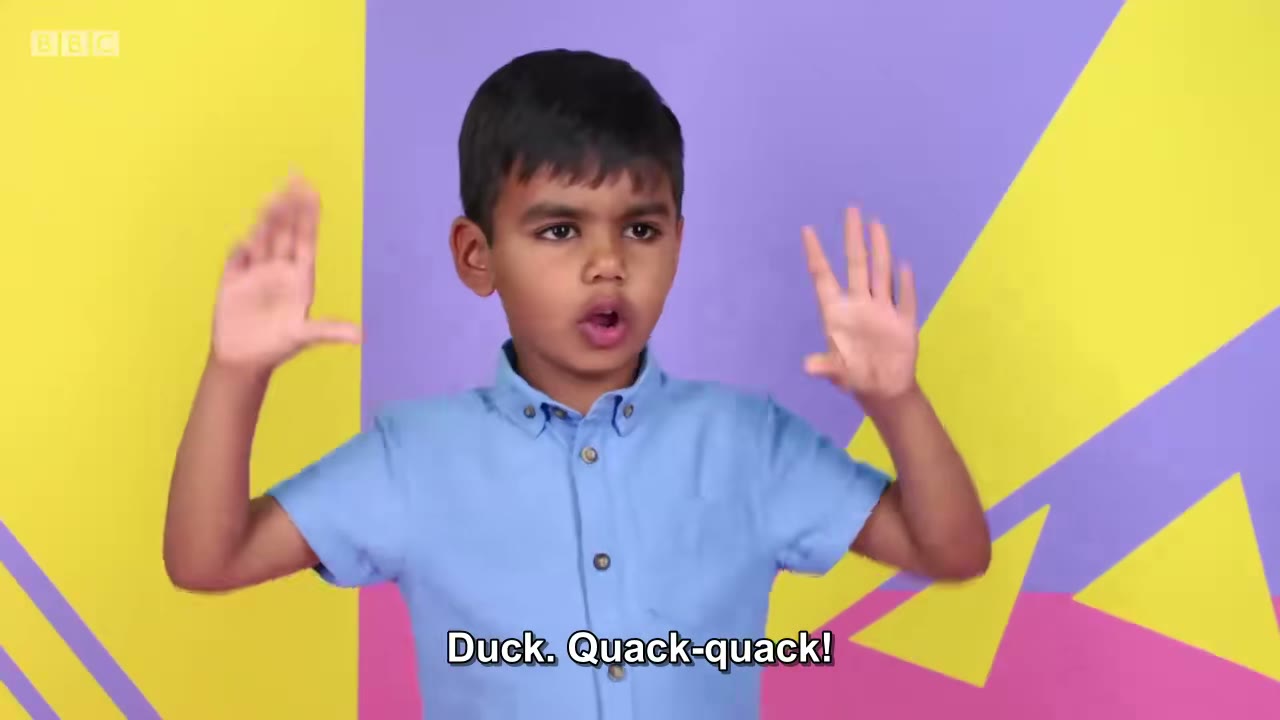 截图：Duck. Quack-quack!