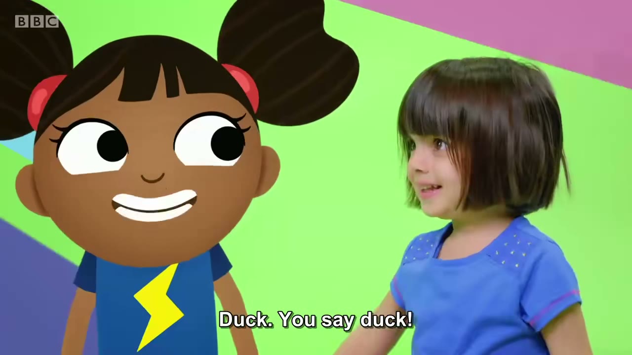 截图：Duck. You say duck!