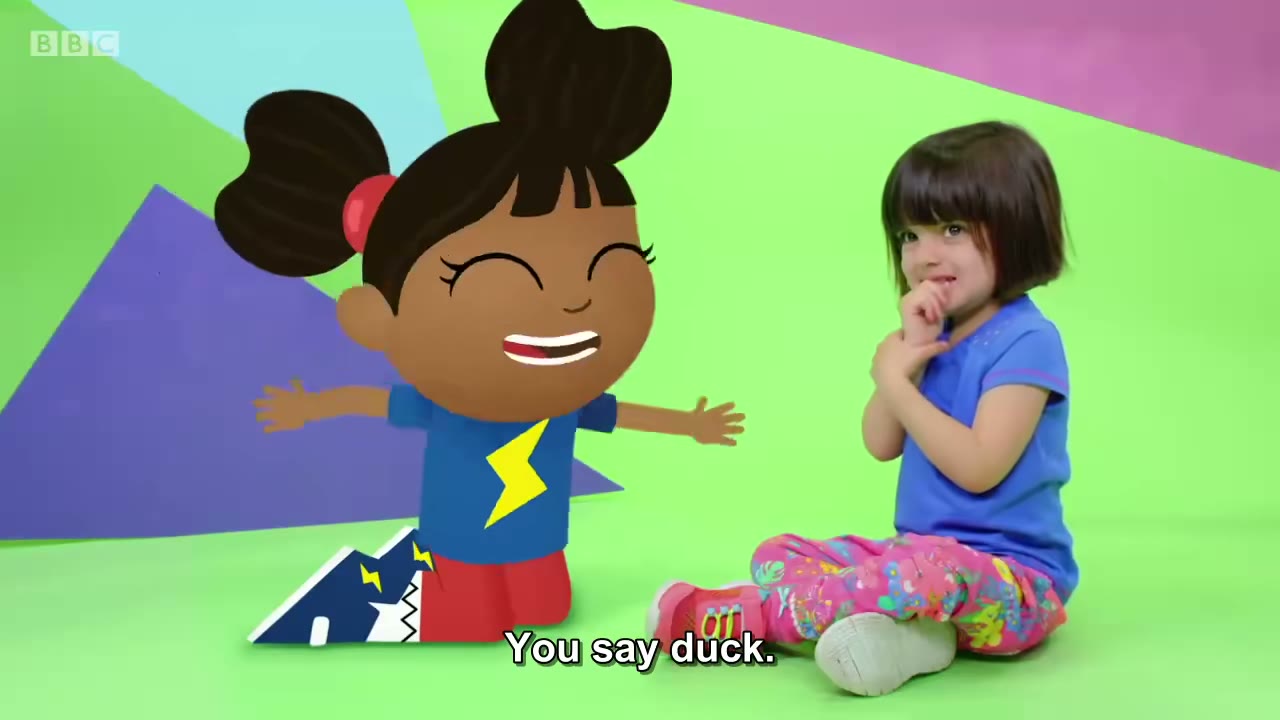 截图：You say duck.