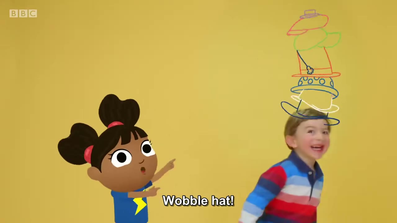 截图：Wobble hat!