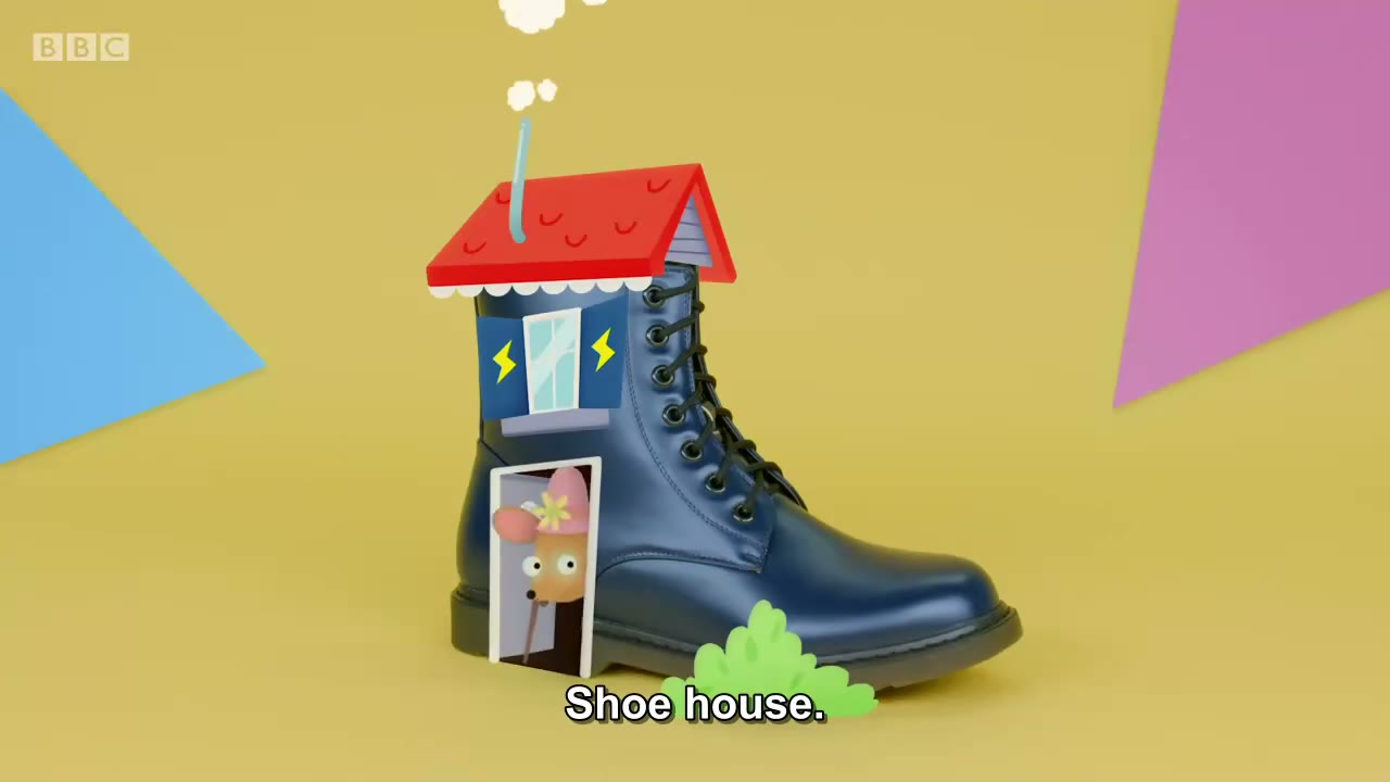截图：Shoe house.