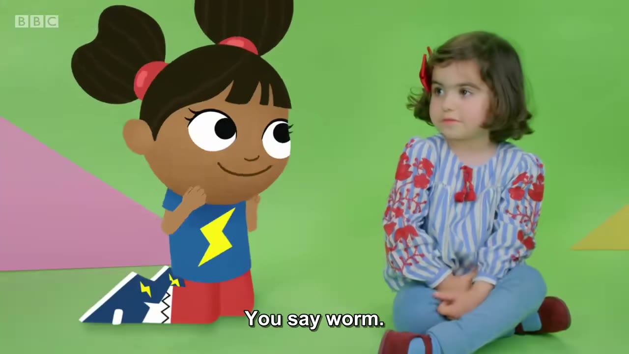 截图：You say worm.