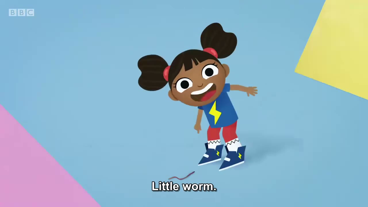 截图：Little worm.