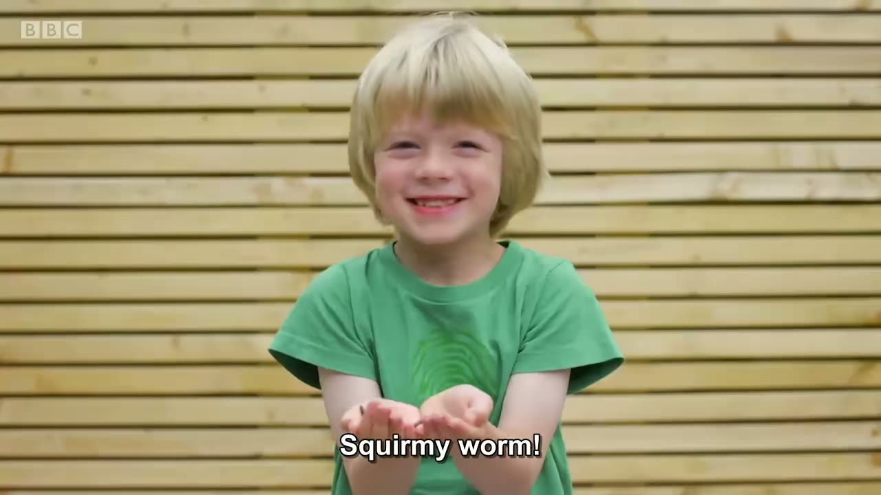 截图：Squirmy worm!